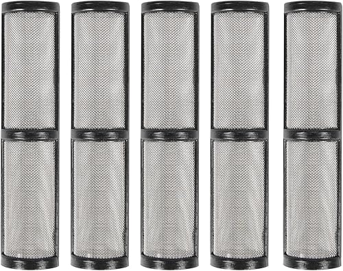 Miniatura 7 de Filtro pulverizador de pintura sin aire 246384 Filtro de colector de bomba 390 395 490 495 595 Pieza de repuesto 5 Pack 60 Pantalla de malla