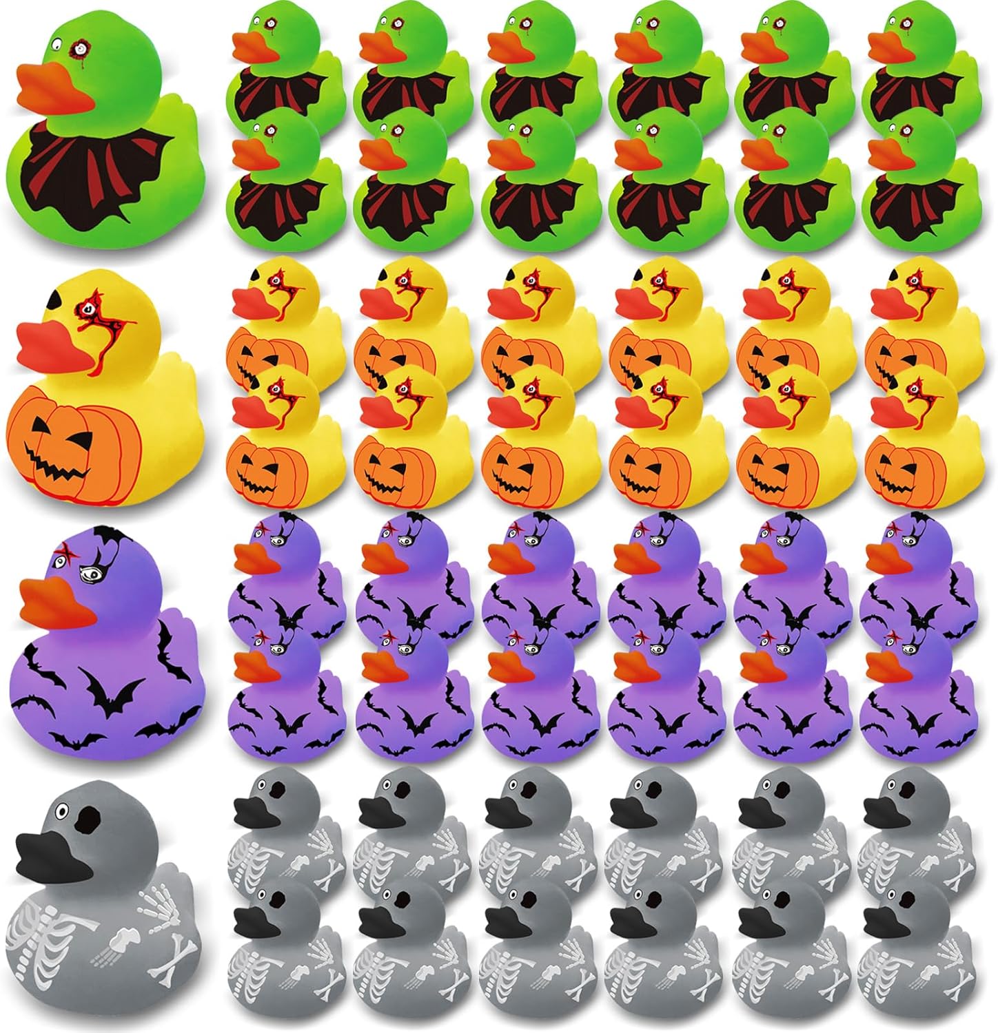 Halloween Rubber Ducks Assorted Mini Rubber Ducks in Bulk