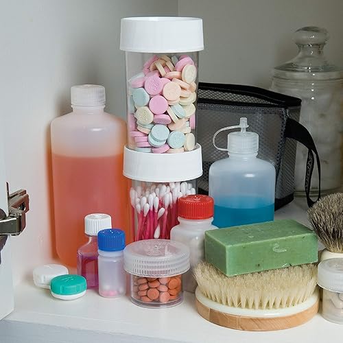 Miniatura 3 de Nalgene HDPE recipiente redondo de boca estrecha, 1 Oz