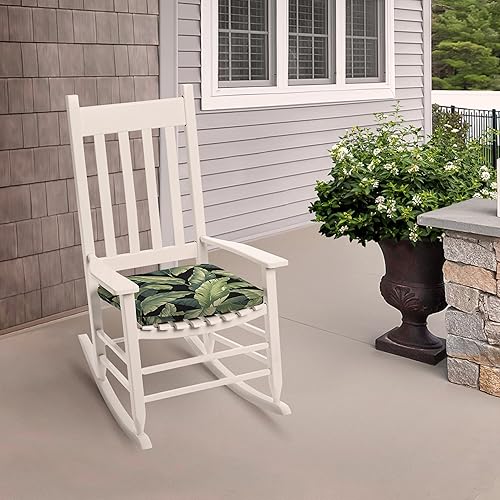 Miniatura 10 de Arden - Cojín para asiento o mecedora, para interiores y exteriores, 19 x 18 pulgadas, repelente al agua, a prueba de lluvia y a la decoloración