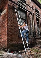 Vista 2 de Telescoping Extension Ladder, Telescoping Ladder Industrial Household Daily Telescopic Ladder with Roof Hooks, 100% Aluminum Portable Extendable