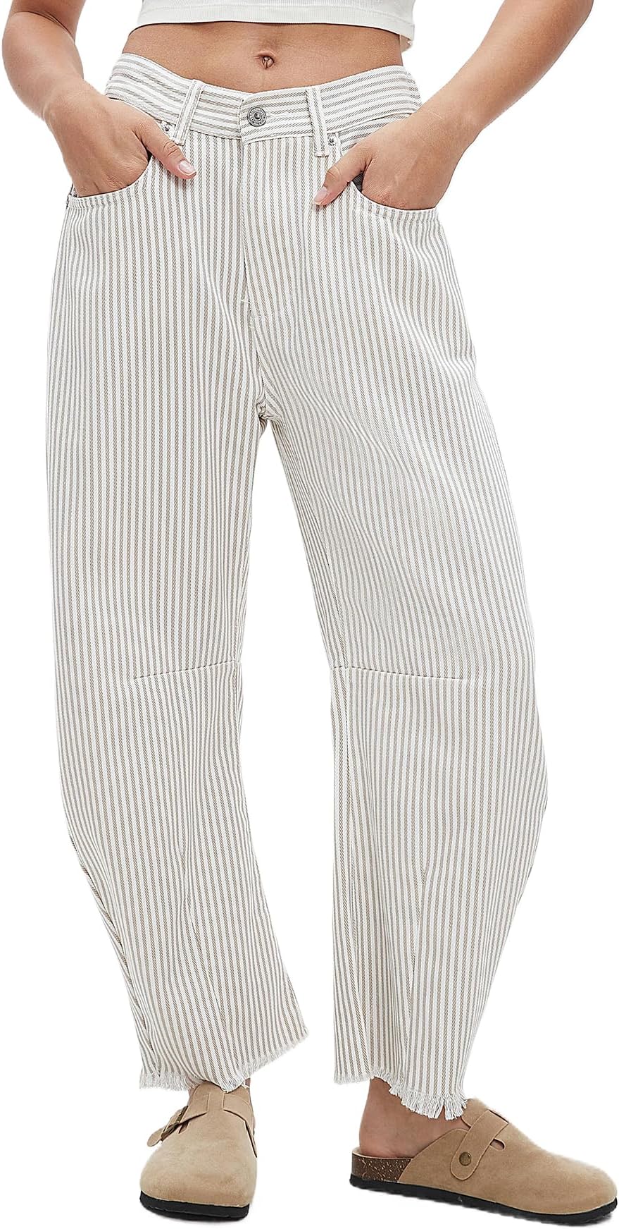 old navy striped jeans