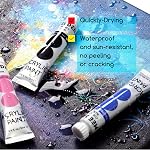 MEEDEN Ensemble de peintures acryliques pour débutants : 48 Couleurs 12ml/0.41 fl oz Ensemble de démarrage pour le corps lourd - Peinture d'art riche de pigments non toxiques pour les adultes Hobbists Peinture sur toile tissu de bois artisanat