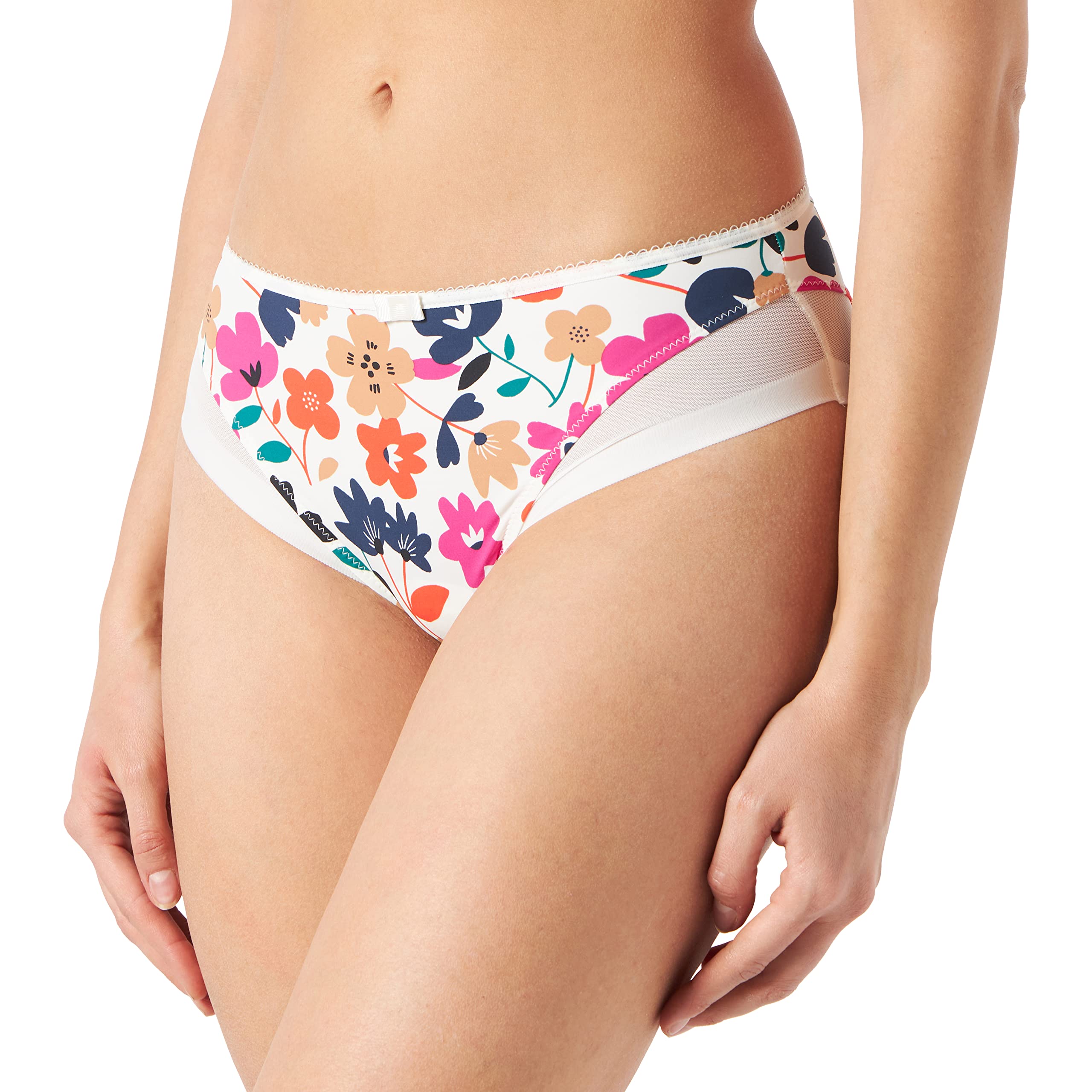 Culotte Gainante DIM Generous - Taille 42, Imprimé Fleuri Ivoire - Neuf Avec étiquette