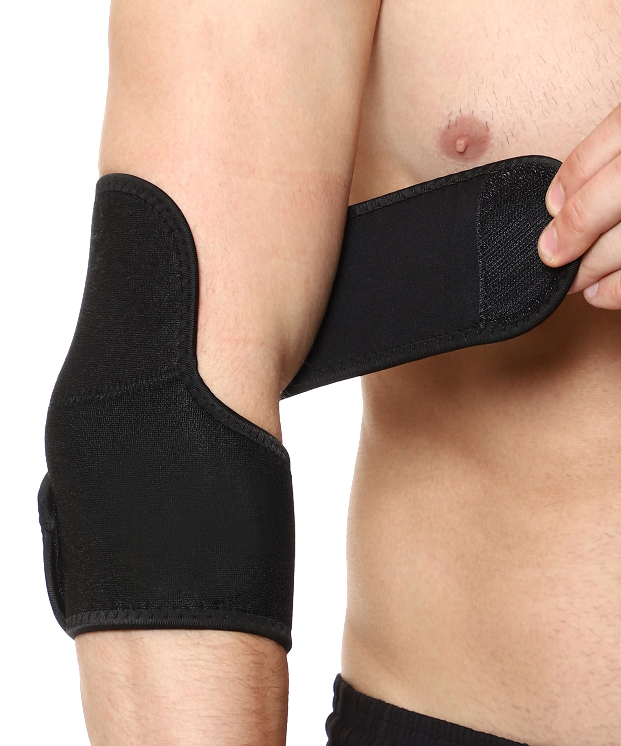 HOW (HOUSE OF WISHES) with Device Adjustable Elbow Support Brace Guard Band For Elbow Pain Relief, Sports, And Gym Accessories For Men And Women Neoprene - Black-M (B07YPQ2RY6) Amazon Price History, Amazon Price Tracker