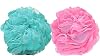 WONKEY - Bath and Shower Fiber, Soft Body Wash Fiber, Mixed Color Bath Pouch Pack of 2