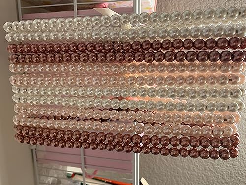 Miniatura 9 de Perchas de perlas para ropa de niños niñas bebés niños pequeños para colgar en el armario elegantes ideas de regalo ganchos de metal paquete de 5