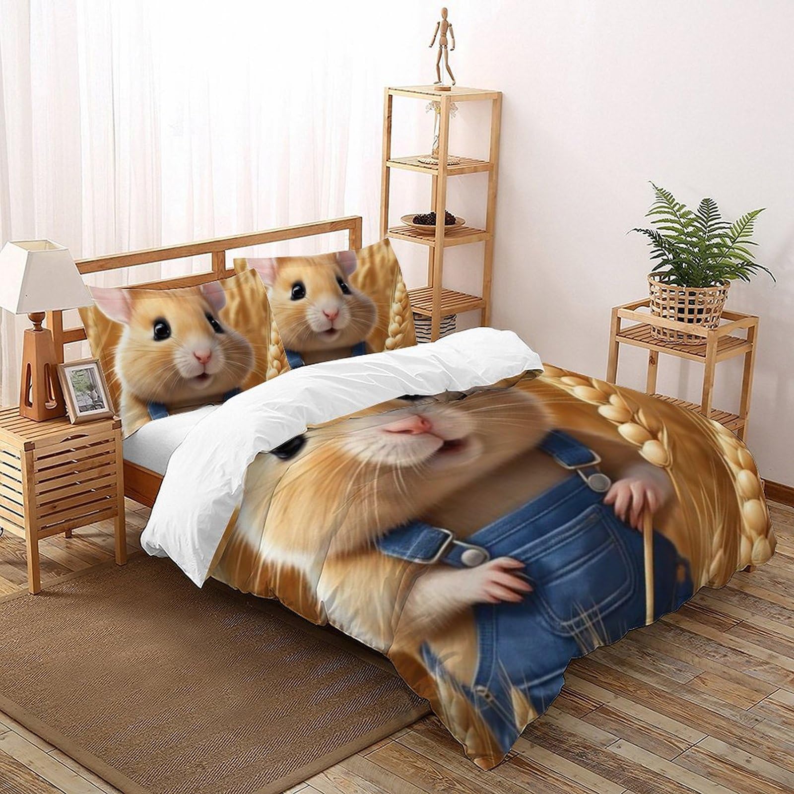 Housse de couette hamster imprimé 3D pour transformer la chambre de votre garçon en un vrai land