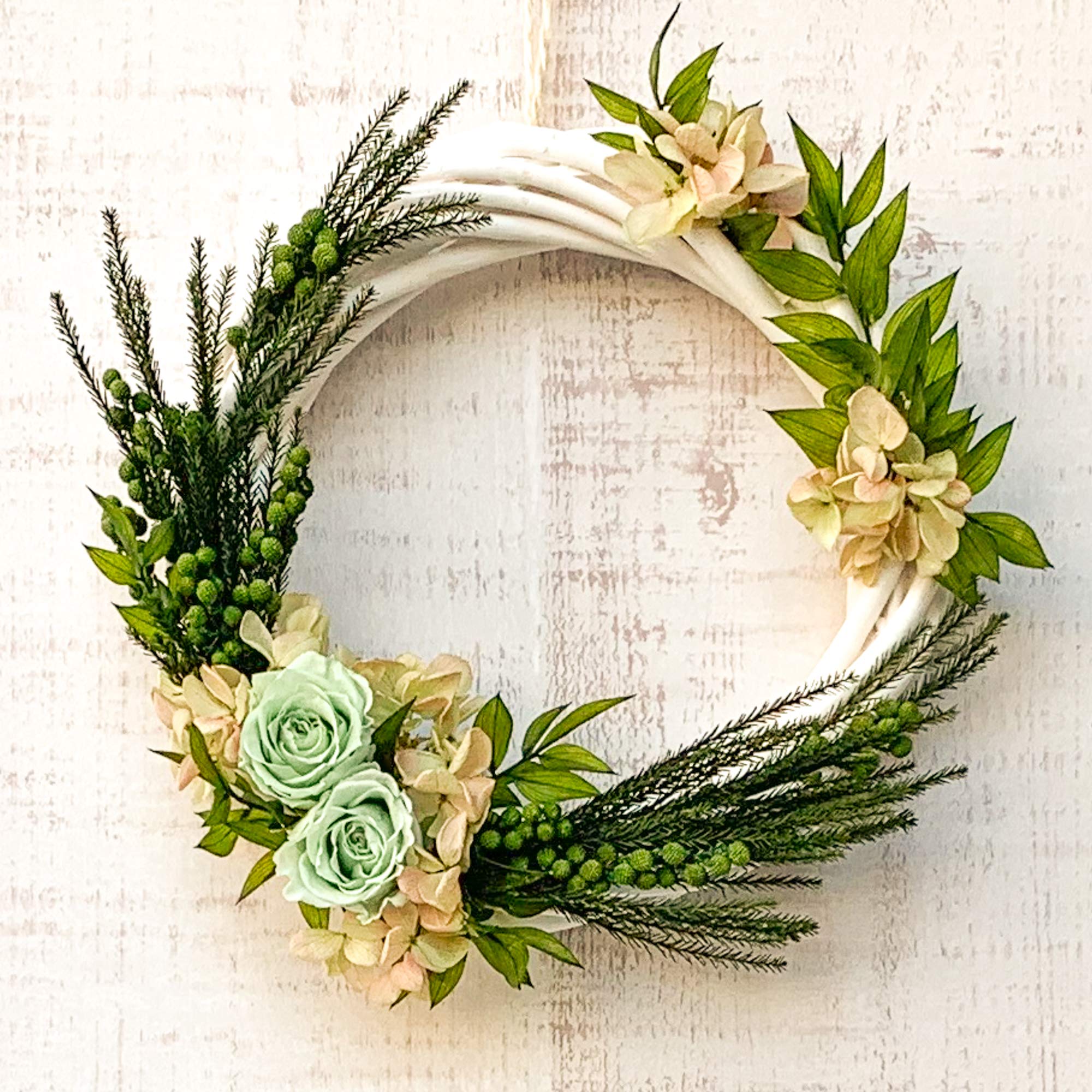 Amazon｜Lulu's ルルズ バーゼリアリース プリザーブドフラワー ドライ