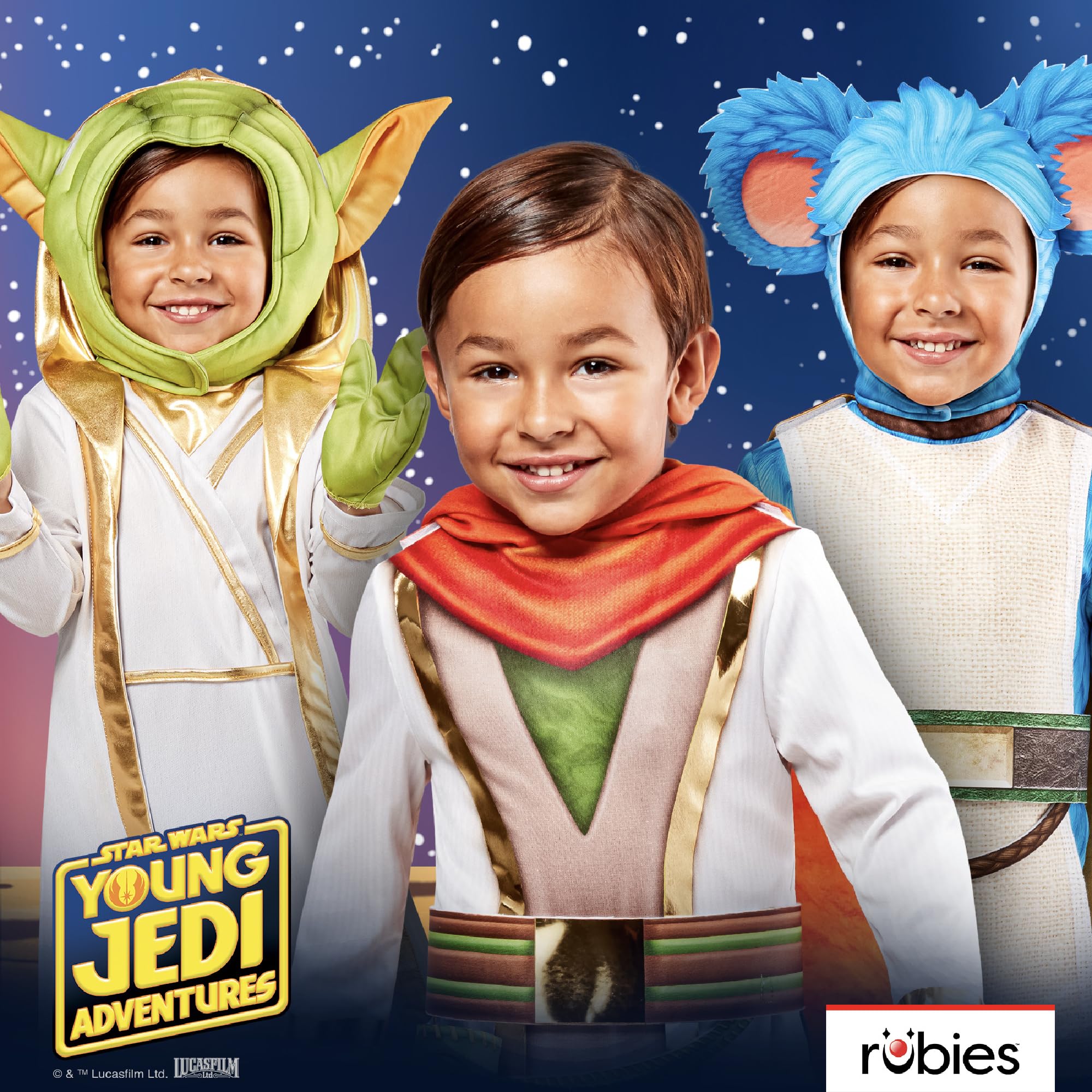 Rubies 1001255XS000 Kai Brightstar Toddler Costume Star Wars Kids Fancy Dress, Boys, Girls, Multi, 5-6 Years Halloween - Image 4