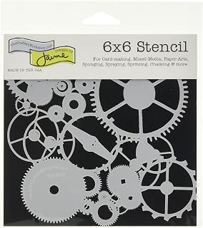 Crafters Workshop Framing Template, 6 by 6-Inch, Gears
