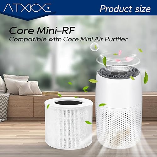 Miniatura 3 de ATXKXE Core Mini filtro de repuesto compatible con Levoit Core Mini purificador de aire, filtro 3 en 1 H13 True HEPA de alta eficiencia para filtro