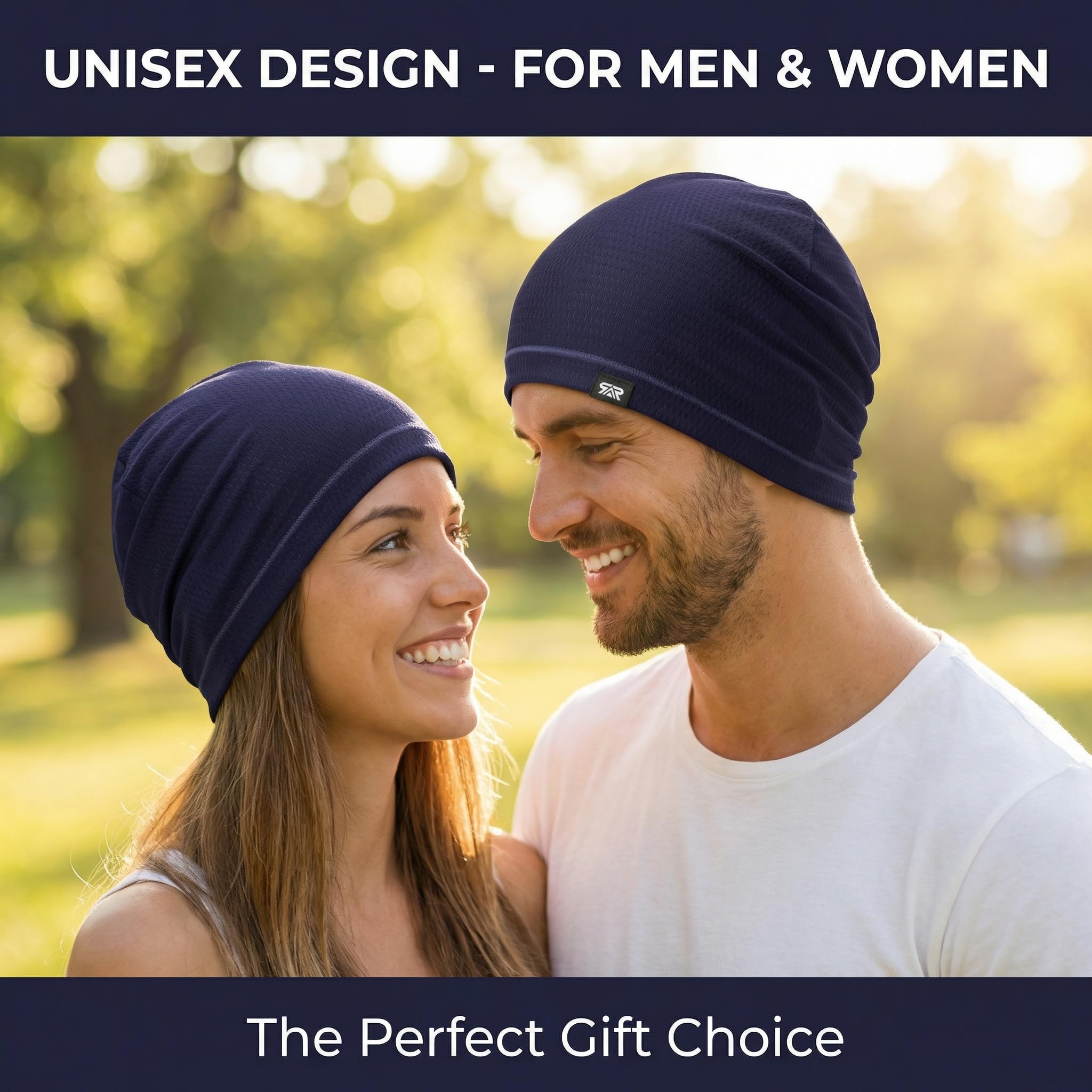 LONGLONG 2 Pack Summer Beanies - Lightweight Breathable Cooling Skull Caps for Women Men Sports & Daily Wear — view 6