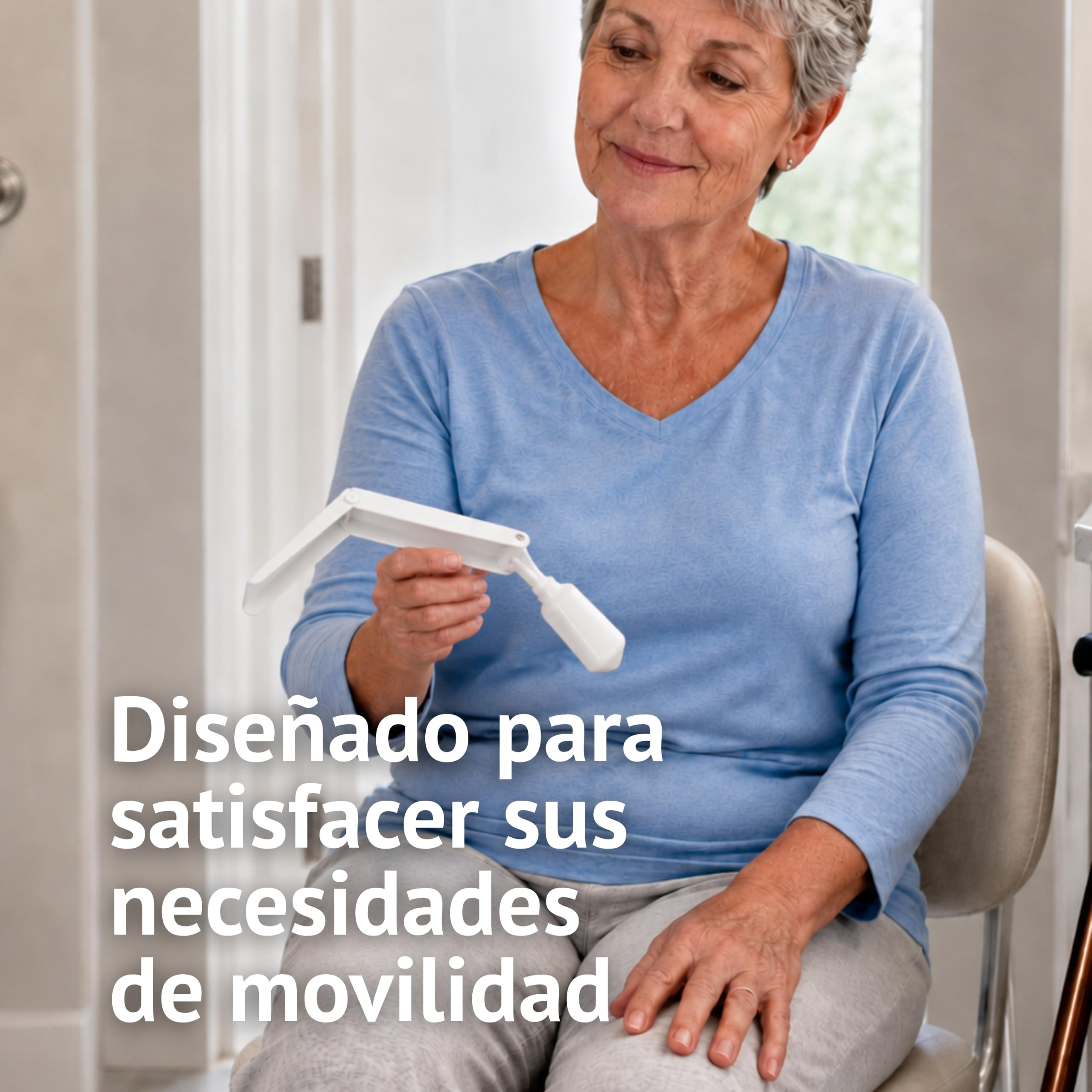 NRS Healthcare - Accesorio plegable para uso del papel higiénico (para personas con movilidad reducida)