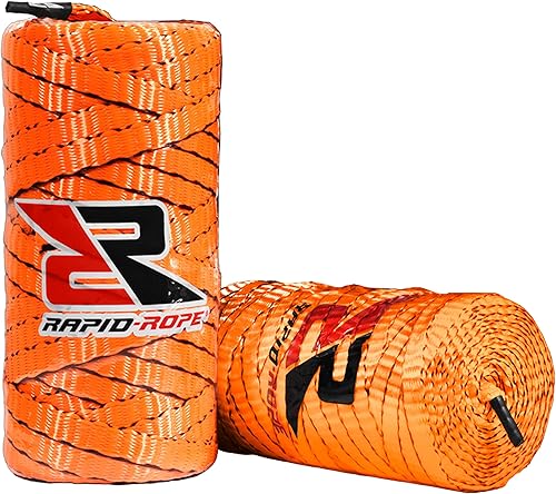 Rapid-Rope Recambio para recipiente, paquete de 2 (naranja) Cuerda multiusos sin enredos, camping, senderismo, caza y pesca Alternativa de