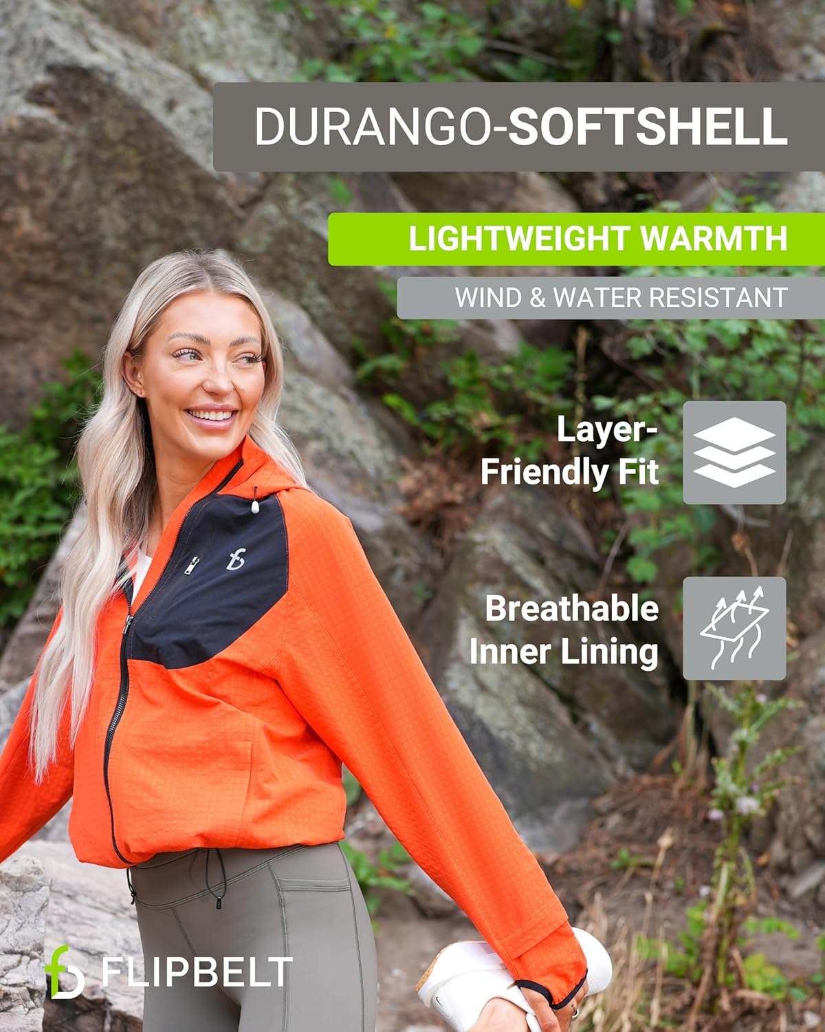 FlipBelt Women's Durango Softshell Jacket