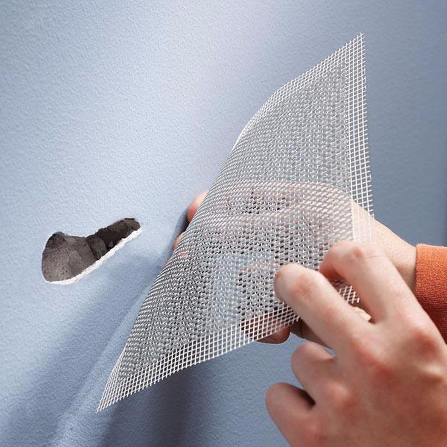 Wideskall® 4" x 4" inch Heavy Duty Self Adhesive Wall Repair Patch for Drywall, Pack of 10