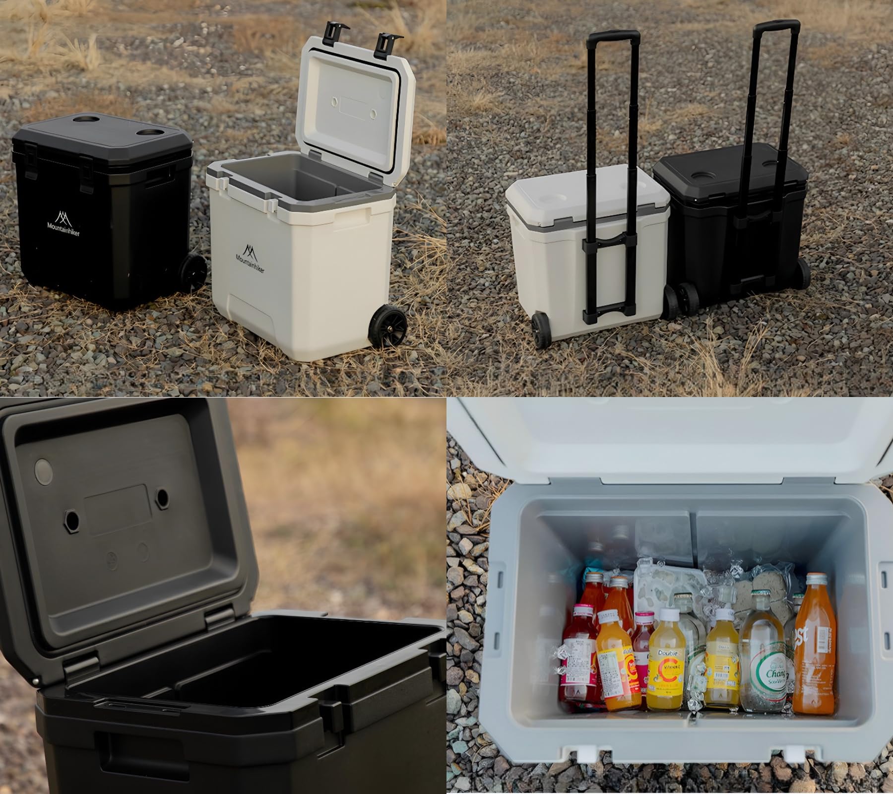 Amazon | Mountainhiker 36L/38QT大容量クーラーボックス (キャスター