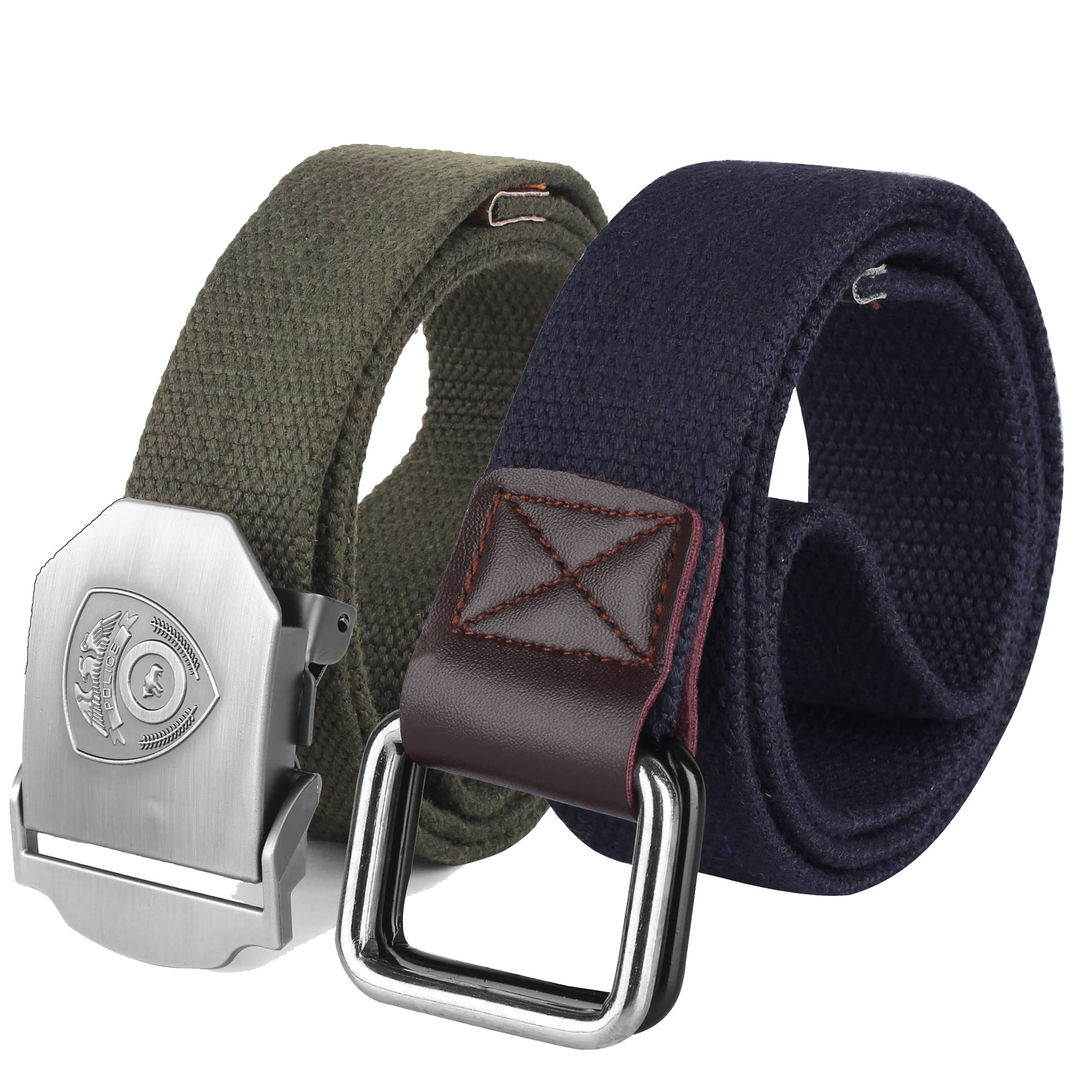 zoro Cotton Woven Fabric Belt for Men | CB-44-40 | Pack of 2-picture-29