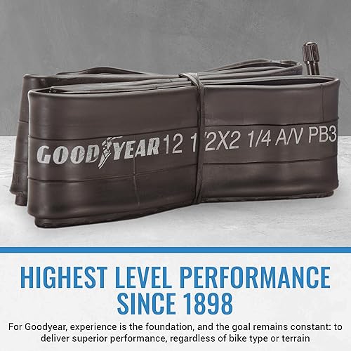 Miniatura 57 de Goodyear Tubo de bicicleta con caucho butílico - Tubos de bicicleta confiables para ciclismo premium