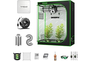 VIVOSUN GIY 4x2 Grow Tent Complete System, 48" x 24" x 60"...