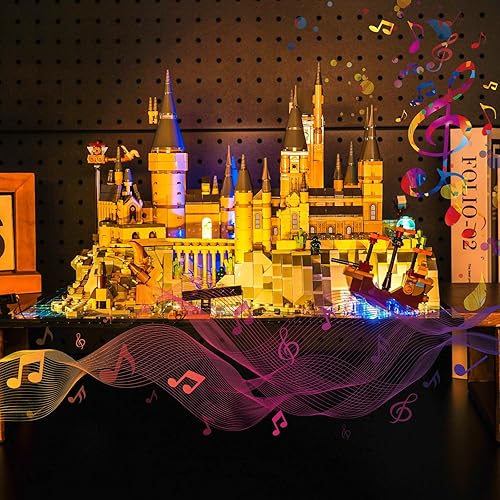 BrickBling Kit de iluminación LED para Lego Castle and Grounds Building Set, versión musical luces compatibles con Lego 76419 - Luces solamente, sin disponible en Yaxa Costa Rica