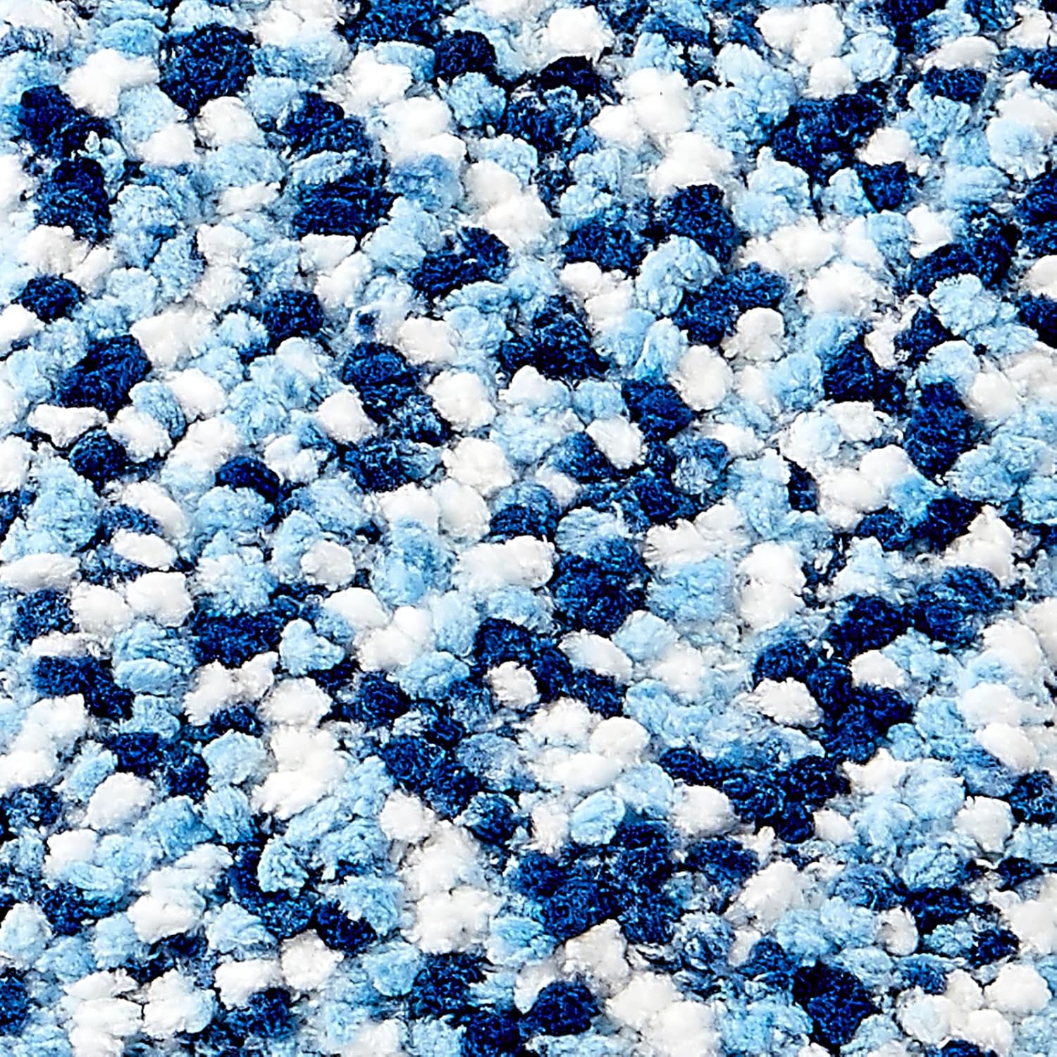 Rite Lite Hanukkah Socks | Adult Crew Sock Size 8-12 Chanukah Blue & White Cozy Slipper Woven Yarn Socks Jewish Holiday Party Favors Accessories Decorations Gifts Festival of Lights (Blue Popcorn) - Image 3