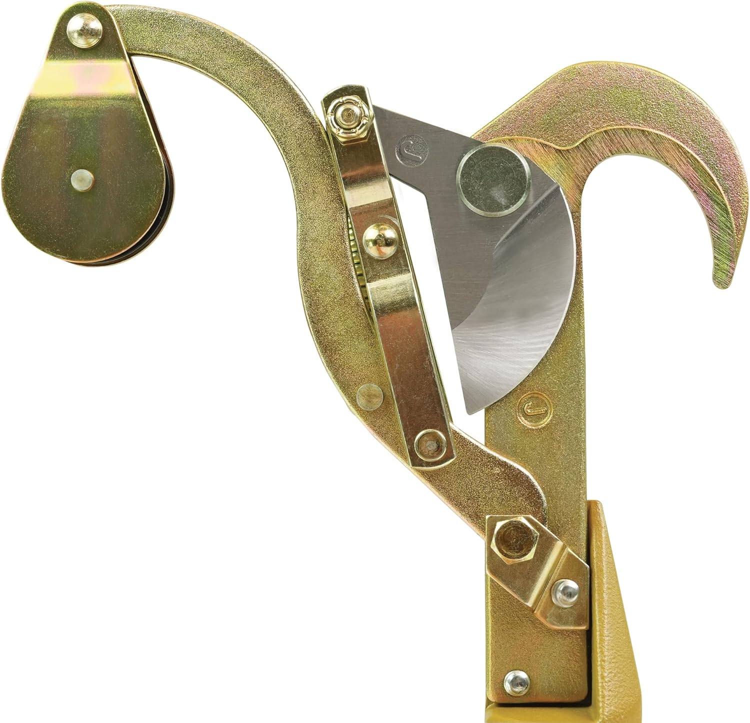 JA-14 Heavy Duty Side-Cut Pruner, Fixed Pulley, 1.25” Cut Capacity, Forged Steel, Professional Arborist Tool, Smooth Cutting Action, Easy Blade Replacement