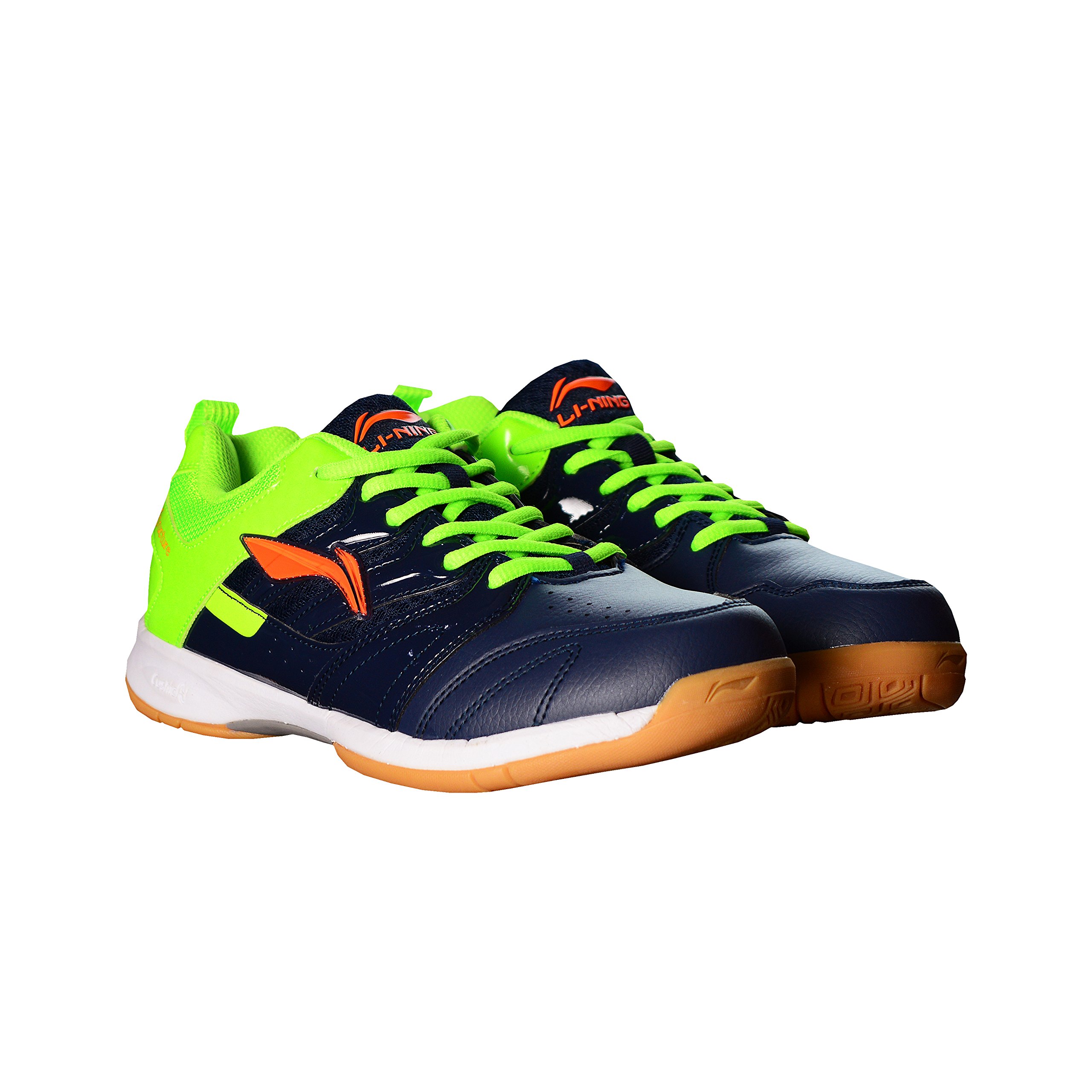 Li-Ning Smash Badminton Shoe, 9 UK (Navy/Lime)-image-43