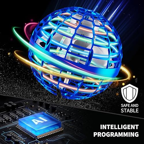 Miniatura 2 de Juguetes de bola de orbe volador, bola voladora mejorada 2023, bola de boomerang cósmico, bola giratoria voladora, mini drone orbita, juguetes