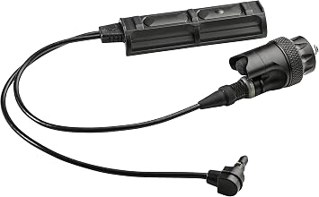SureFire Dual-Plug Rail Tape Switch Assembly, Waterproof, 7" Cable, Compatible with Scout Light & ATPIAL/DBAL Lasers, Black DS-SR07-D-IT