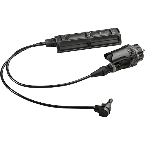 Mil-Spec Rear Dual Switch Assembly for Simultanious use of Scoutlight WeaponLights + ATPIAL laser, Includes DS00 & SR07-D-IT, Black
