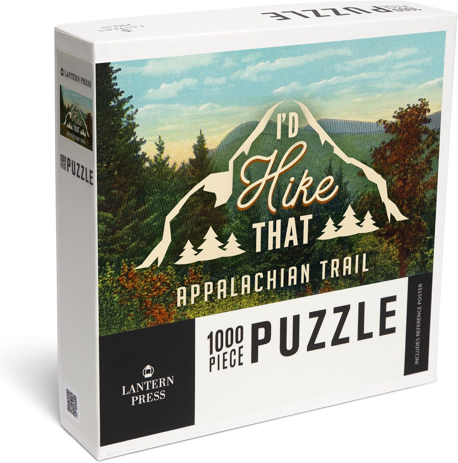Lantern Press Appalachian Trail, I'd Hike that, Mountains, Sentiment 1000 Piece Jigsaw Puzzle for Adults, Made in USA with Reference Poster