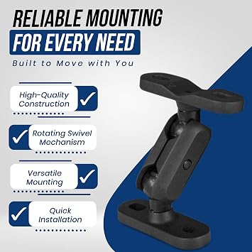 UBL Rotating Swivel Bracket Mount for Typhoon Siren & Feniex 4200 Mini Controller - Feniex Mounting Bracket - Rotating Mount for Sirens
