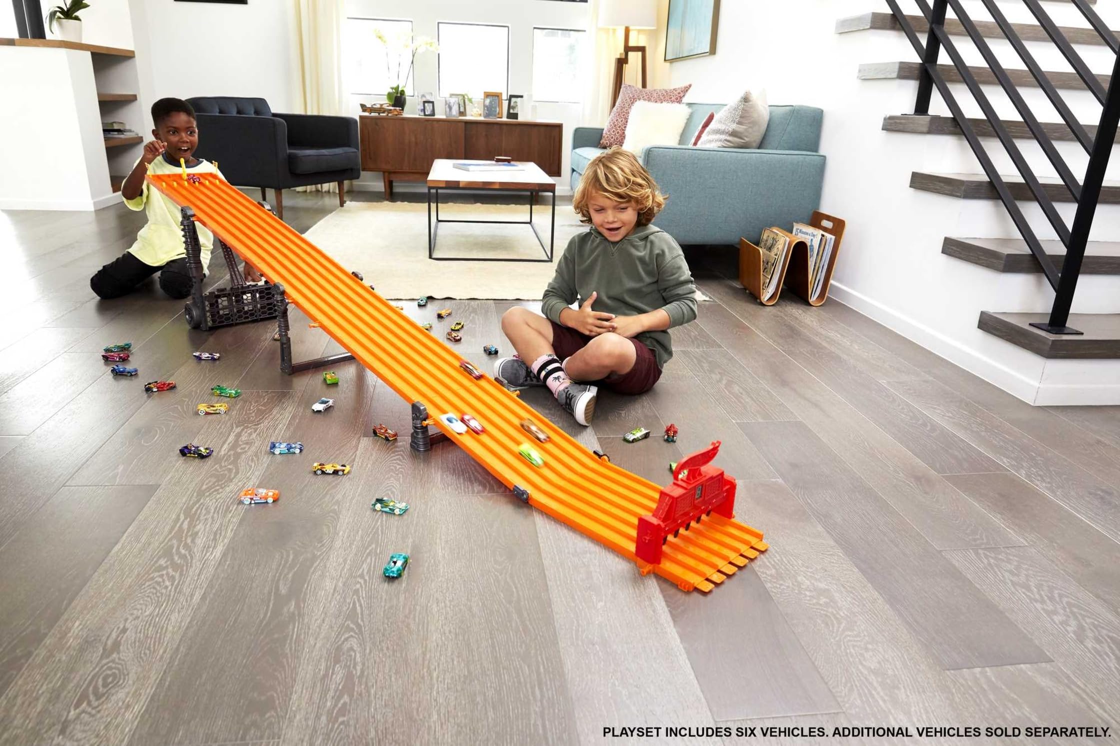 Amazon | ホットウィール 6レーン ダウンヒル・レースウェイ【日本正規 