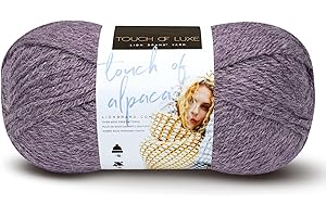 Patons Touch of Alpaca Yarn in Purple Aster