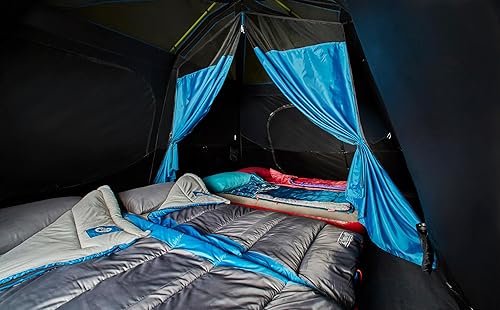 Miniatura 3 de Coleman Tienda de campaña instantánea para 46810 personas con configuración de 1 minuto, tienda familiar grande con postes prefijados, ventilación