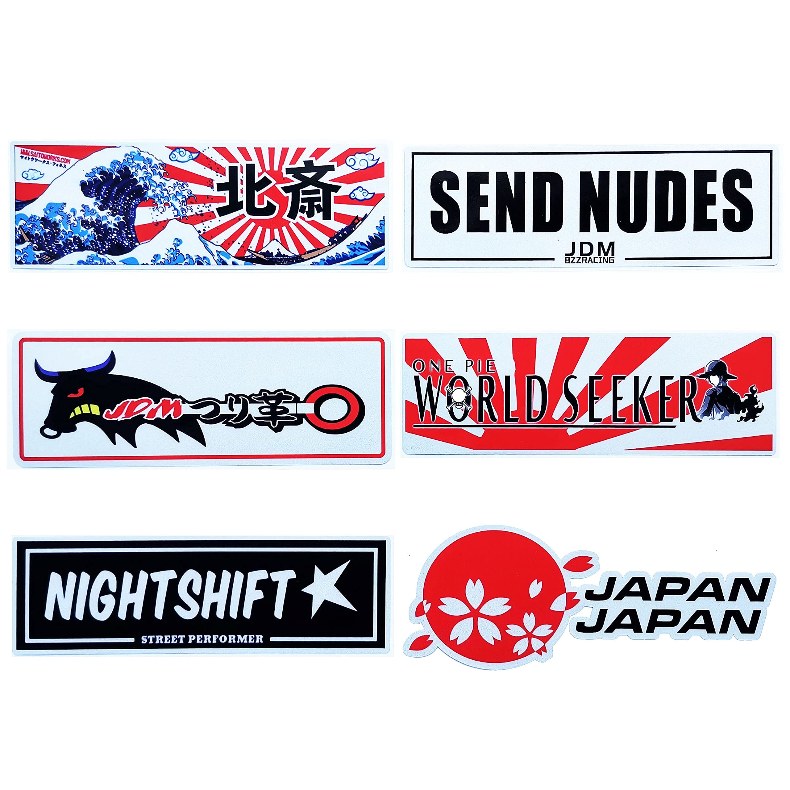 "F BOMB" Funny Vinyl Car Decal Sticker - JDM, Euro, Tuner, Drift, Race, Honda Vibe