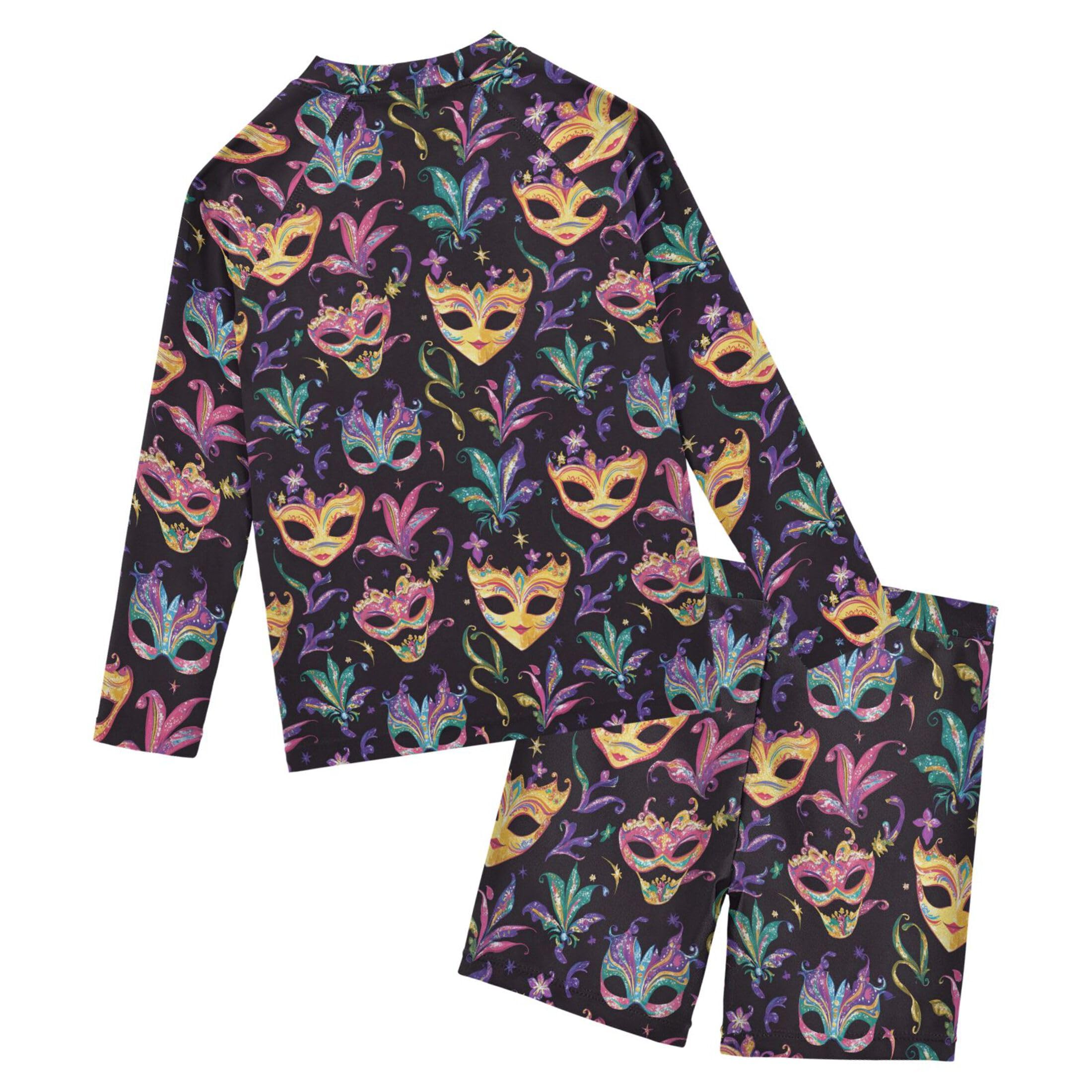 Baby Boys' Toddler Long Sleeved Rashguard Swim Bathing Suit Set B0403645