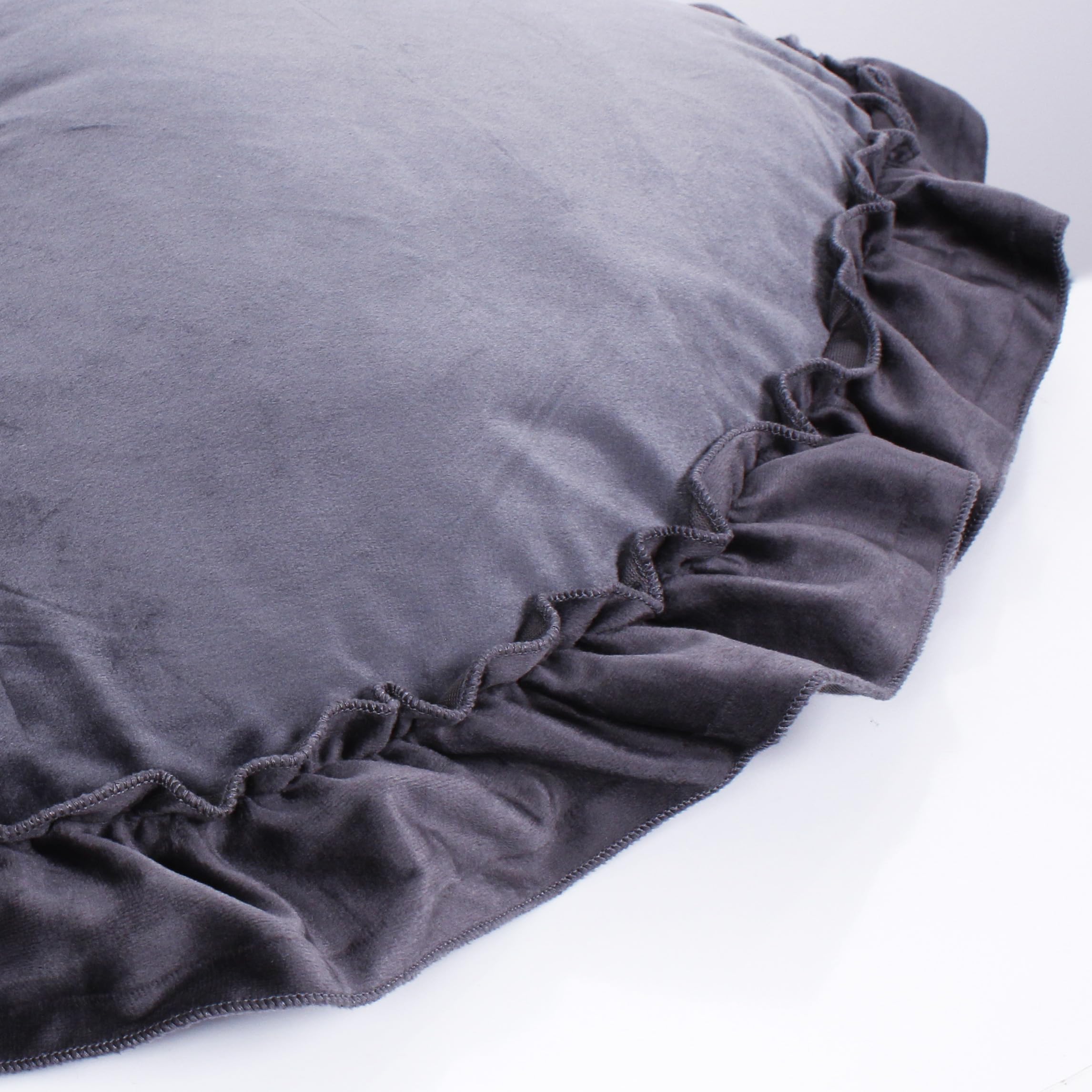 Fluwelen kussen woonkamer met strik, effen, verschillende kleuren, 50 x