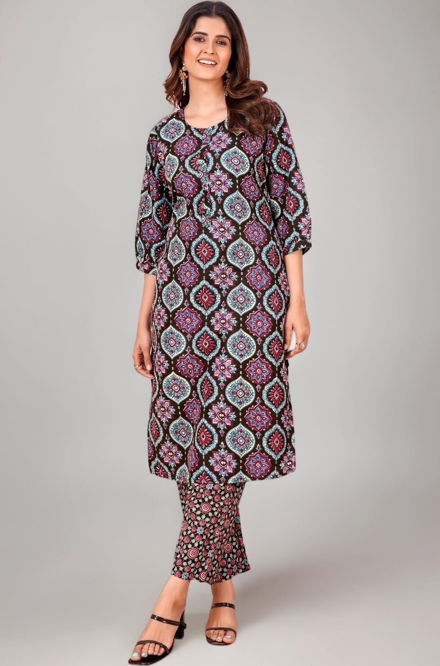 FABNEX Kurta Set for Women | Women Kurta Set with Dupatta | Women Kurta Sets Kurtis | Women Kurta Pant Set (Kurta Mix)