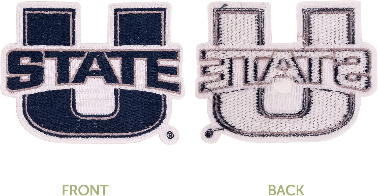 Desert Cactus Utah State University Patch – Embroidered Iron On/Sew On Applique for Blazers, Jackets, Backpacks, Bags, Hats & Tactical Gear – Utah State Aggies (Patch - Design A) - Image 3