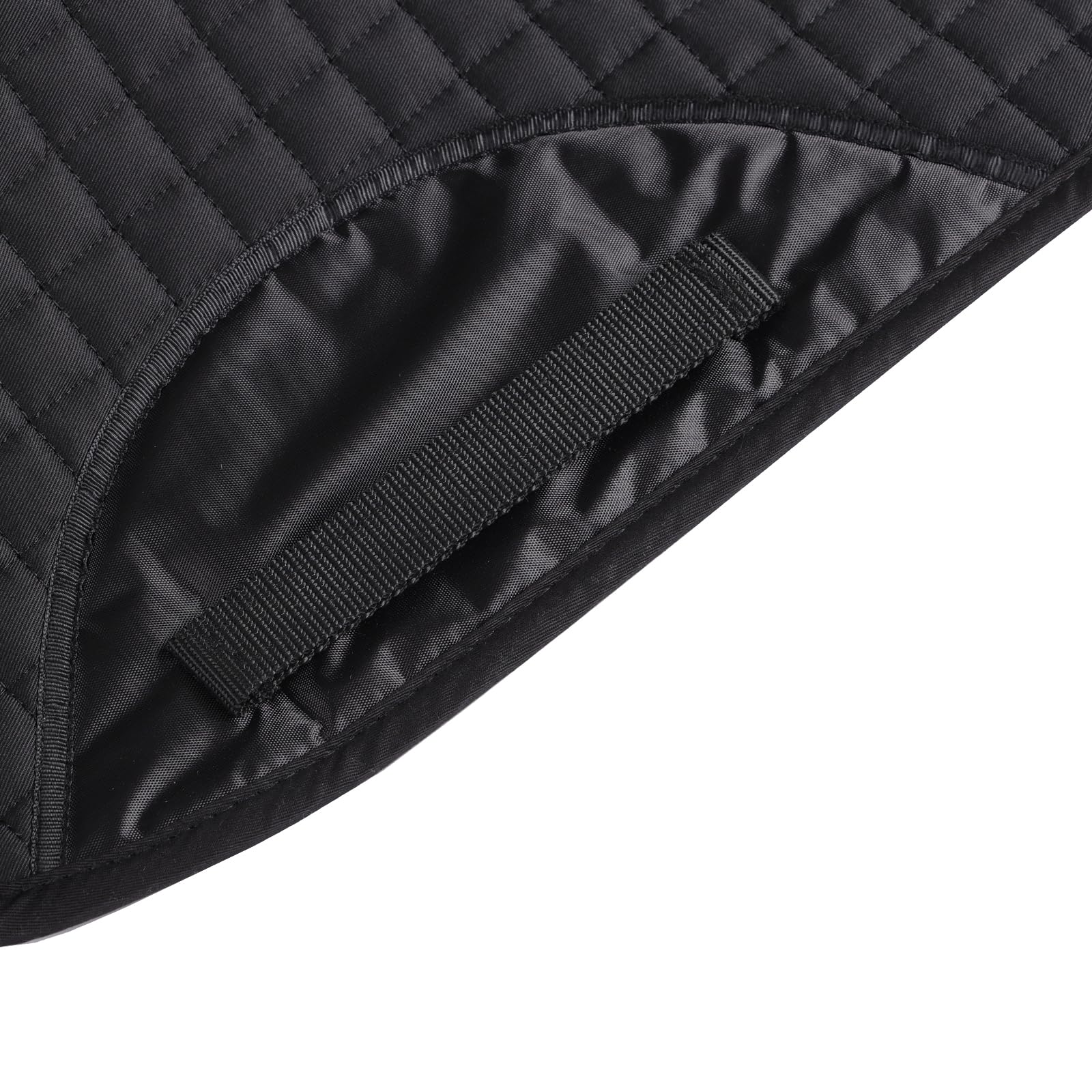 Tapis de selle de saut anglais GP universel en coton noir VSS