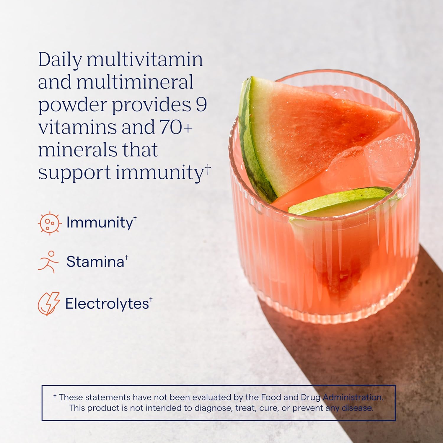 Trace Minerals Power Pak Multivitamin and Multimineral Packets - Electrolyte Support - 1200 mg Vitamin C plus 70+ Trace Minerals - Watermelon Flavor - 30 Packets - Image 2