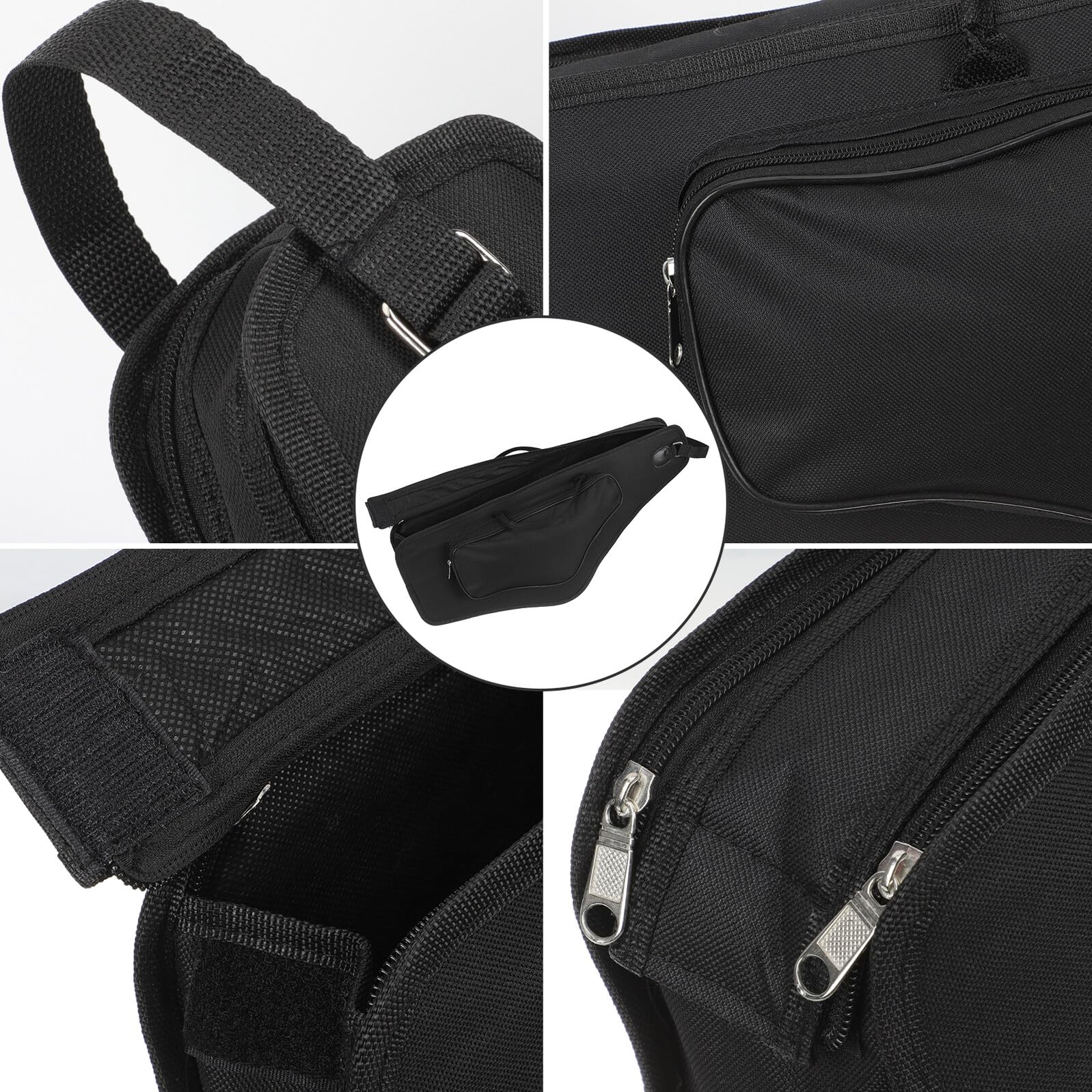 GARVALON Borsa Sassofono Contralto Imbottita Antishock con Tracolla Regolabile e Maniglia Custodia Portatile in Resistente per Sax e Accessori