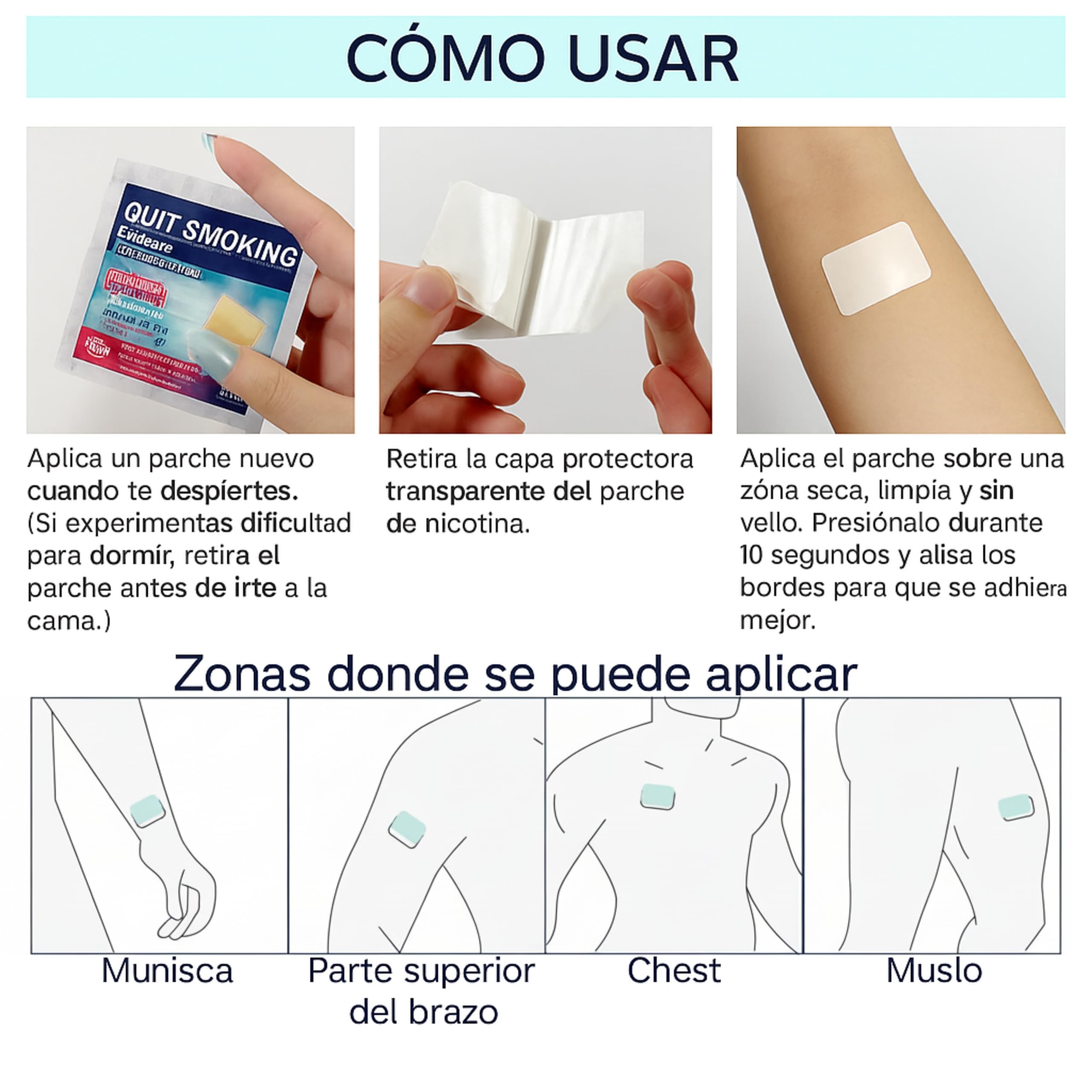BAYON Parches para Dejar de Fumar Pack Paso 1 y 2 (21 mg + 14 mg) – Tratamiento Antitabaco con Reducción Gradual de Nicotina – Controla Ansiedad y Dependencia – 60 Parches 24h