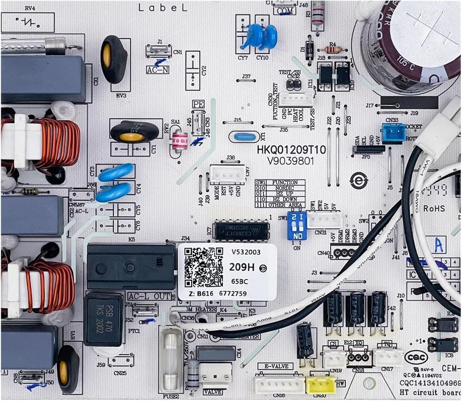 マザーボードを交換してください。Haierと互換性があります。エアコン室外機コントロールボード0011800209H 0011800