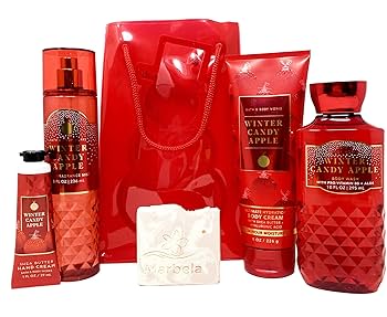 ⑥バスアンドボディワークスWINTER CANDY APPLEボディクリーム3本 Amazon.com : Bath & Body Works WINTER CANDY APPLE 3-piece