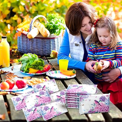 Miniatura 24 de Geyee Paquete de 50 paquetes de pañuelos faciales de viaje, pañuelos desechables de bolsillo para invitados de boda, viajes, bolsa escolar