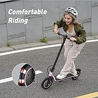 Vista 67 de Patinete eléctrico para adultos y niños grandes, alcance de 23/21 millas, velocidad máxima de 22/18 MPH, potente motor de 650/500/350 W, neumáticos